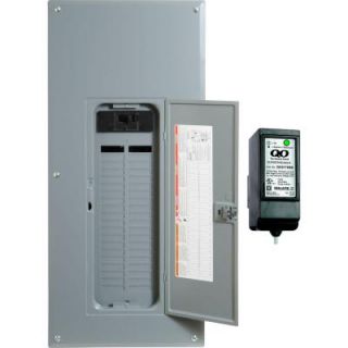 Square D by Schneider Electric QO 200 Amp 40 Space 40 Circuit Indoor Main Breaker Load Center with Cover with Surge Breaker SPD QO140M200CSB