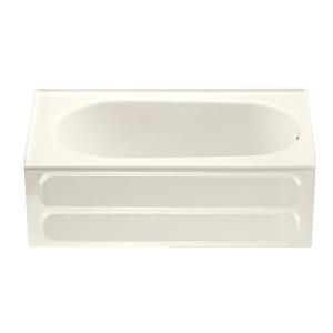 American Standard Standard Collection 5 ft. Bathtub with Right Hand Drain in Linen 2083.102.222