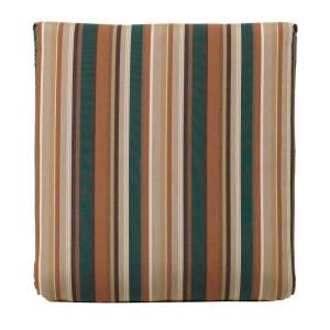 Home Decorators Collection Rustic Stripe Sunbrella Outdoor Wicker Chair Cushion 3325310815