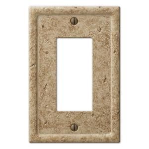 Creative Accents Stone 1 Decorator Wall Plate   Noce 869NOCE17