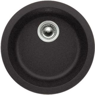 Blanco Rondo Dual Mount Composite 17.7x17.7x9.63 1 Hole Single Bowl Bar Sink in Anthracite 511632