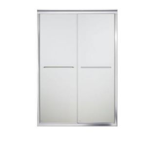 Sterling Plumbing Finesse 70 1/16 in. x 47 5/8 in. Frameless Shower Bypass Door in Frosted Silver 5475 48S G03