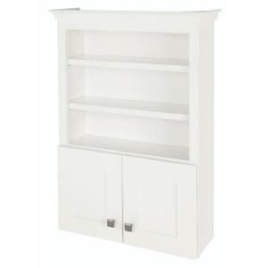 Home Decorators Collection Creeley 27 in. W Wall Storage Cabinet in Classic White 19EVTT25