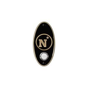 NuTone College Pride U.S. Naval Academy Wireless Door Chime Push Button   Antique Brass CP2NAAB