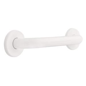 Franklin Brass 1 1/4 in. x 12 in. Concealed Screw Grab Bar in White 5712W