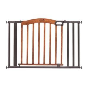 Summer Infant Decorative Wood and Metal 32 in. Pressure Mounted Gate 27070