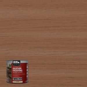 BEHR Premium 8 oz. #ST152 Red Cedar Semi Transparent Weatherproofing Wood Stain Sample 507716