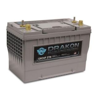 Drakon 12 Volt High Performance Group 24 Pure Lead AGM Marine Battery 40880