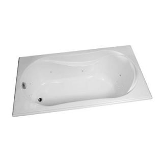 MAAX Velvet 5.5 ft. Whirlpool Tub with 10 Microjets in White 102744 091 001 100