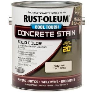Rust Oleum 1 gal. Concrete Stain Cool Touch Neutral Tint Base 266535