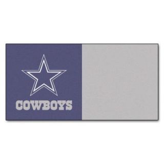 FANMATS Dallas Cowboys 18 in. x 18 in. Carpet Tile (20 Tiles / Case) 8565