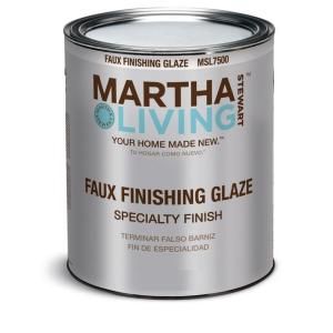 Martha Stewart Living 1 Qt. Interior Latex Faux Finishing Glaze MSL7500 04