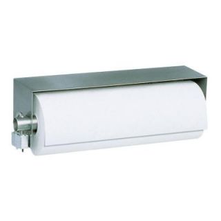Stainless Solutions Double Post Toilet Paper Holder in Steel PTH
