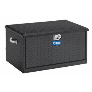 UWS 38 in. Aluminum Black Chest with 2 Drawer Slides TBC 38 DS BLK