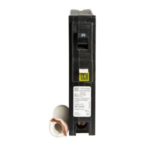 Square D by Schneider Electric Homeline 20 Amp Single Pole CAFCI Circuit Breaker HOM120CAFIC