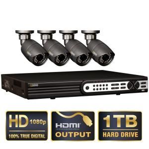 Q SEE Platinum Series 4 CH HD SDI 1TB Hard Drive Surveillance System with 4 Full HD 1080p Security Cameras QT714 480 1