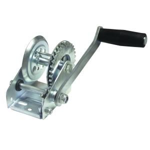 Invincible Marine 600 lb. Zinc Plated Trailer Winch with Solid Gears BR59230
