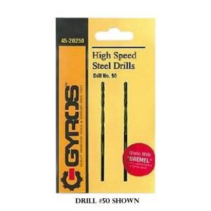 Gyros #64 High Speed Steel Wire Gauge Drill Bit (Set of 2) 45 20264