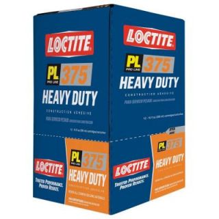 Loctite PL375 10 fl. oz. Heavy Duty Construction Adhesive (12 Pack) 1390601