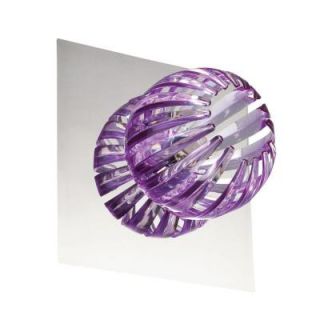 Eurofase Cosmo Collection 1 Light Chrome and Purple Wall Sconce 23203 044