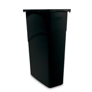 Rubbermaid Commercial Products 23 gal. Slim Jim Black Trash Container RCP 3540 BLA