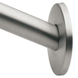 MOEN 5 ft. Curved Shower Rod Only in Brushed Nickel 2 102 5BS