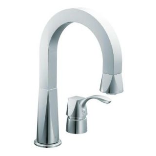 MOEN Divine Single Handle Kitchen Faucet in Chrome CAS658