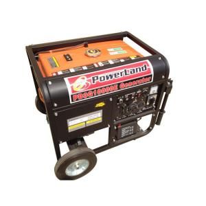 Powerland 10,000 Watt Tri Fuel 16 HP Gas/Propane/Natural Gas Powered Portable Generator with Electric Start PD3G10000E