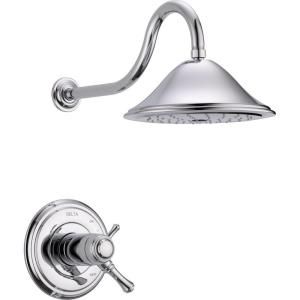 Delta Cassidy 17 Series Thermostatic 1 Handle Shower Faucet and Trim Kit Only in Chrome (Valve Not Included) T17T297
