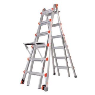 Little Giant Ladder M26 Classic 23 ft. Aluminum Multi Position Ladder with 300 lb. Load Capacity Type IA Duty Rating 10126LG