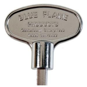Blue Flame 3 in. Universal Gas Valve Key in Polished Chrome BF.KY.01