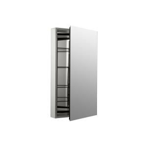 KOHLER Catalan 20 in. Recessed or Surface Mount Medicine Cabinet in Satin Anodized Aluminum 2939 PG SAA