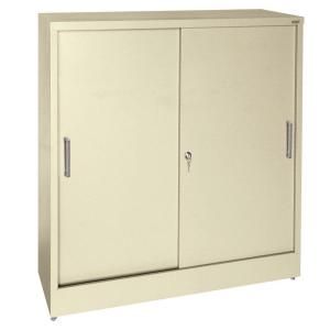 Sandusky 36 in. W x 42 in. H x 18 in. D Freestanding Steel Cabinet in Putty BA2S361842 07
