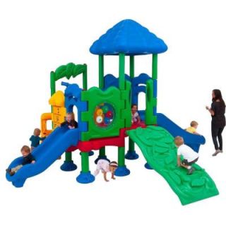 Ultra Play Discovery Center Commercial Playground 4 Deck with Roof Ground Spike Mounting DC 4LG/02 08 0206
