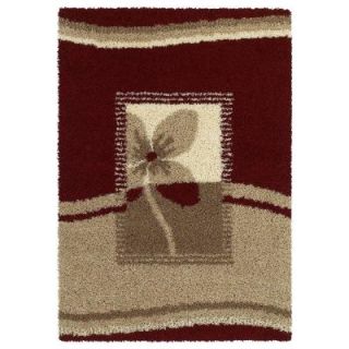 United Weavers  Clapton Cranberry 7 ft. 10 in. x 10 ft. 6 in. Contemporary Area Rug 320 02634 811