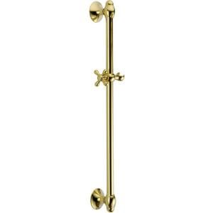 Delta 29 in. Adjustable Wall Bar in Polished Brass 55083 PB
