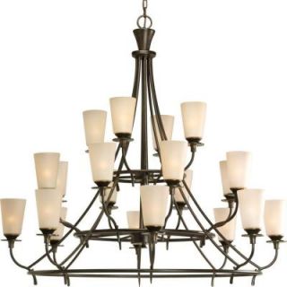 Progress Lighting Cantata Collection 20 Light Forged Bronze Chandelier P4040 77