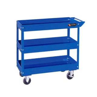 Excel Steel Tool Cart, Blue, 29in. W x 15.1in. D x 30.7 in. H, Each TC301A Blue