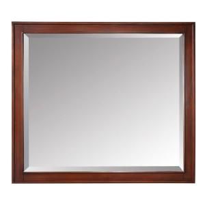 Avanity Madison 36 in. x 32 in. Beveled Edge Mirror in Tobacco MADISON M36 TO