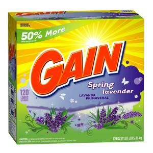 Gain 190 oz. Spring Lavender Laundry Detergent 003700014671
