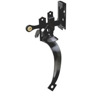 National Hardware Black Out Swinging Thumb Latch V24A OUT SWNG T LTCH BLK