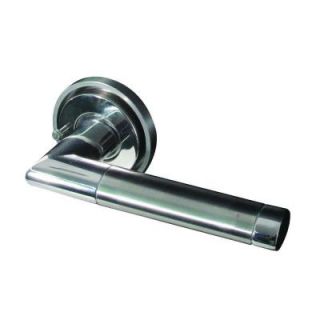 BAZZ 2 Tone Chrome/Stainless Privacy Door Lever KPV201CH
