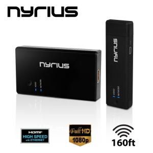 Nyrius Aries Pro Digital Wireless HDMI Transmitter and Receiver System for Laptops HD 1080p 3D Video NPCS550