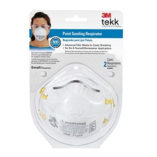 3M Tekk Protection Sanding Painted Surfaces Respirator (2 Pack) 8110PA1 A
