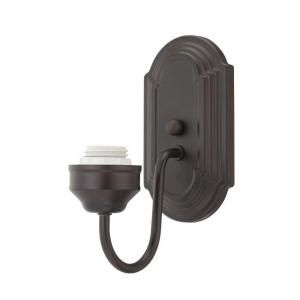 Westinghouse 1 Light Oil Rubbed Bronze Wall Fixture 6300000