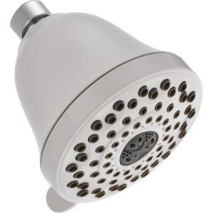 Delta 7 Setting Touch Clean Shower Head in White 52625 WH PK