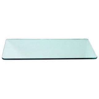 Floating Glass Shelves 3/8 in. Rectangle Glass Corner Shelf (Price Varies By Size) R1224
