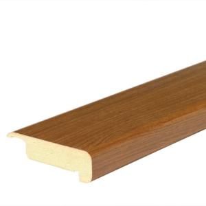 Mohawk Rustic Amber Oak 19.05 in. Thick x 2.5 in. Width x 94 in. Length Stair Nose Laminate Molding MSTP 01494