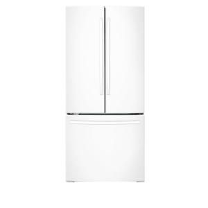 Samsung 21.6 cu. ft. French Door Refrigerator in White RF221NCTAWW