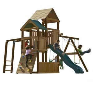 Timber Bilt Playsets Sky Tower Play Set, Add 4 in. x 4 in. Slide PB 9240 013